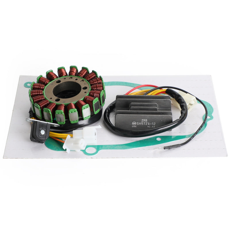 Load image into Gallery viewer, Stator &amp; Regulator Rectifier Kit for Suzuki GN250 / GN250E (1982–1994) | Includes Gasket
