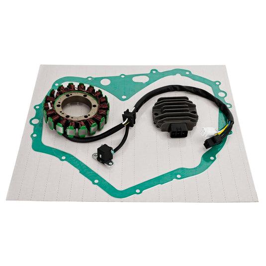 Stator & Regulator Rectifier Kit for Suzuki Eiger 400 LT-F400 2WD / 4WD (2002–2007) | Includes Gasket
