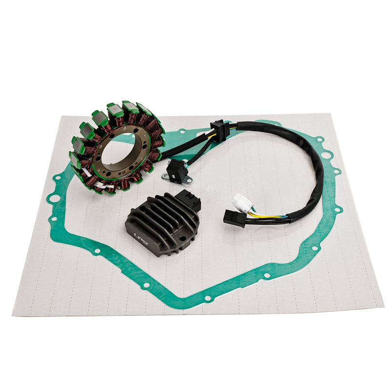 Load image into Gallery viewer, Stator &amp; Regulator Rectifier Kit for Suzuki Eiger 400 LT-F400 2WD / 4WD (2002–2007) | Includes Gasket
