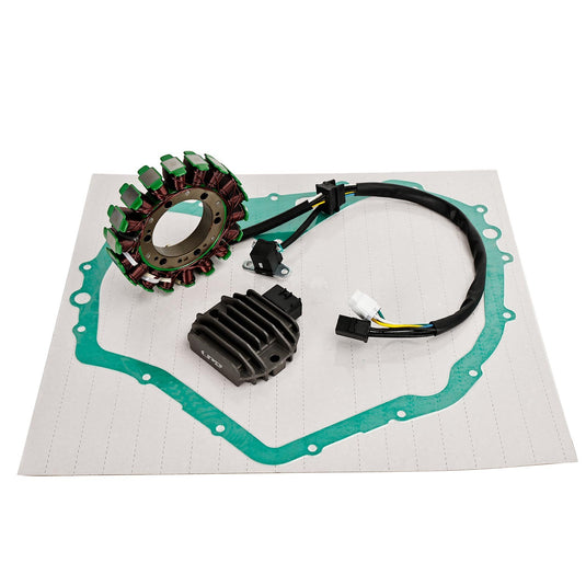 Stator & Regulator Rectifier Kit for Suzuki Eiger 400 LT-F400 2WD / 4WD (2002–2007) | Includes Gasket