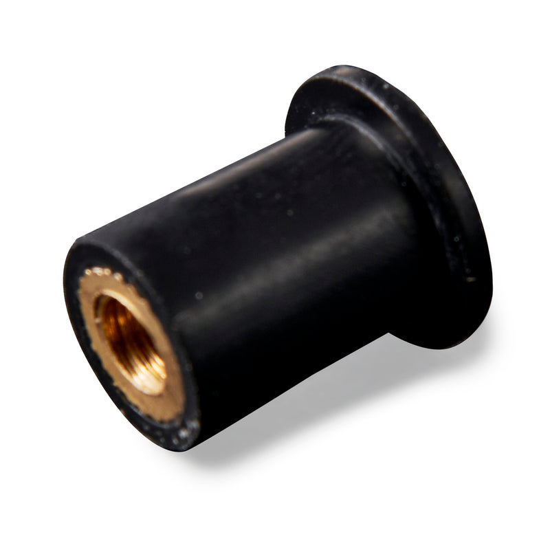 Load image into Gallery viewer, M5 Rubber Well Nuts Wellnuts for Fairing &amp; Screen Fixing Pack of 20 - 10mm Hole Generic
