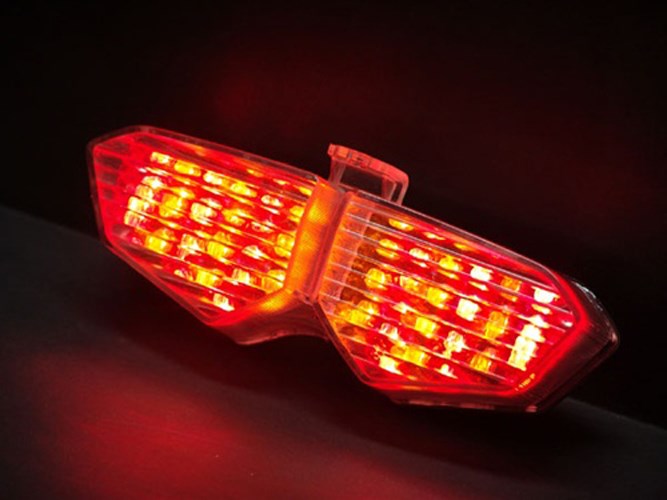 Load image into Gallery viewer, 2003-2005 Yamaha YZF R6 Integrated LED TailLight Turn Signals Smoke Generic
