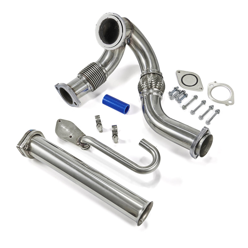 Load image into Gallery viewer, EGR Delete Kit with Up/Y-Pipe for 2003-2007 Ford Super Duty 6.0L Diesel Generic
