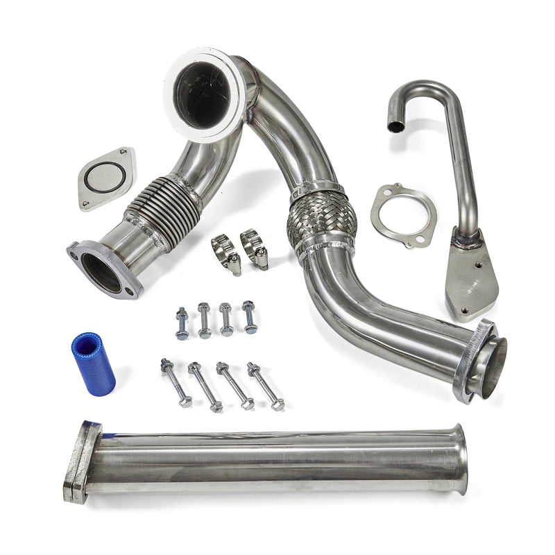 Load image into Gallery viewer, 2003-2005 Ford Excursion 6.0L V8 Diesel EGR Delete Kit with Up/Y-Pipe Generic
