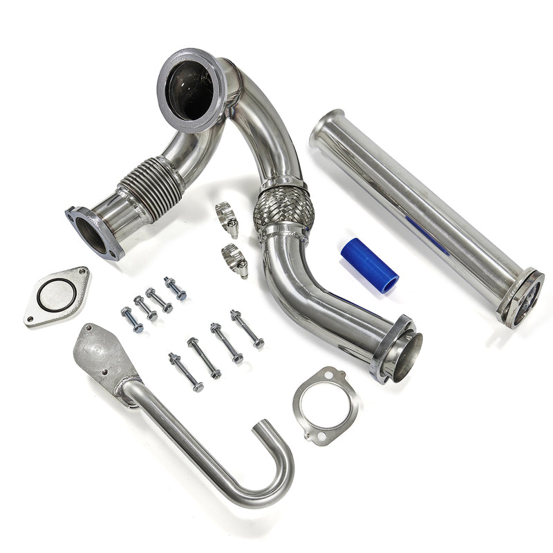 Load image into Gallery viewer, 2003-2005 Ford Excursion 6.0L V8 Diesel EGR Delete Kit with Up/Y-Pipe Generic
