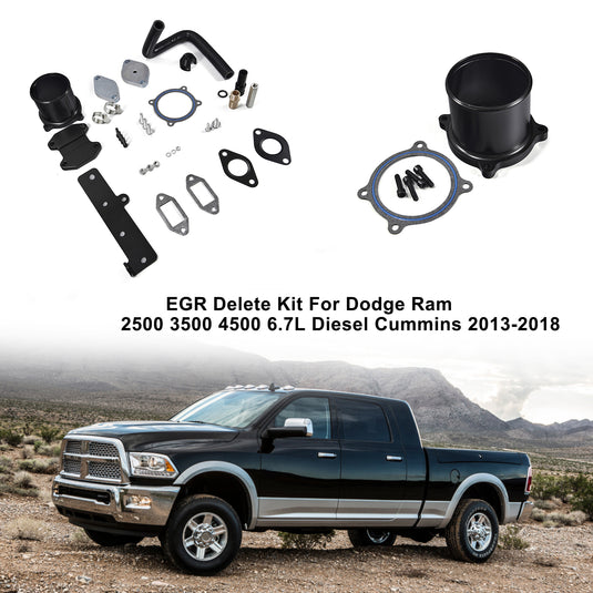 EGR Delete Kit For 2013-2018 Dodge Ram 2500 3500 4500 6.7L Diesel Cummins Generic