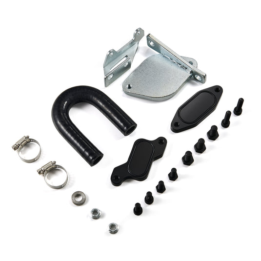 2007.5-2010 Chevrolet Silverado 2500 3500 HD 6.6L LMM Duramax Diesel EGR Valve Cooler Delete Kit Generic