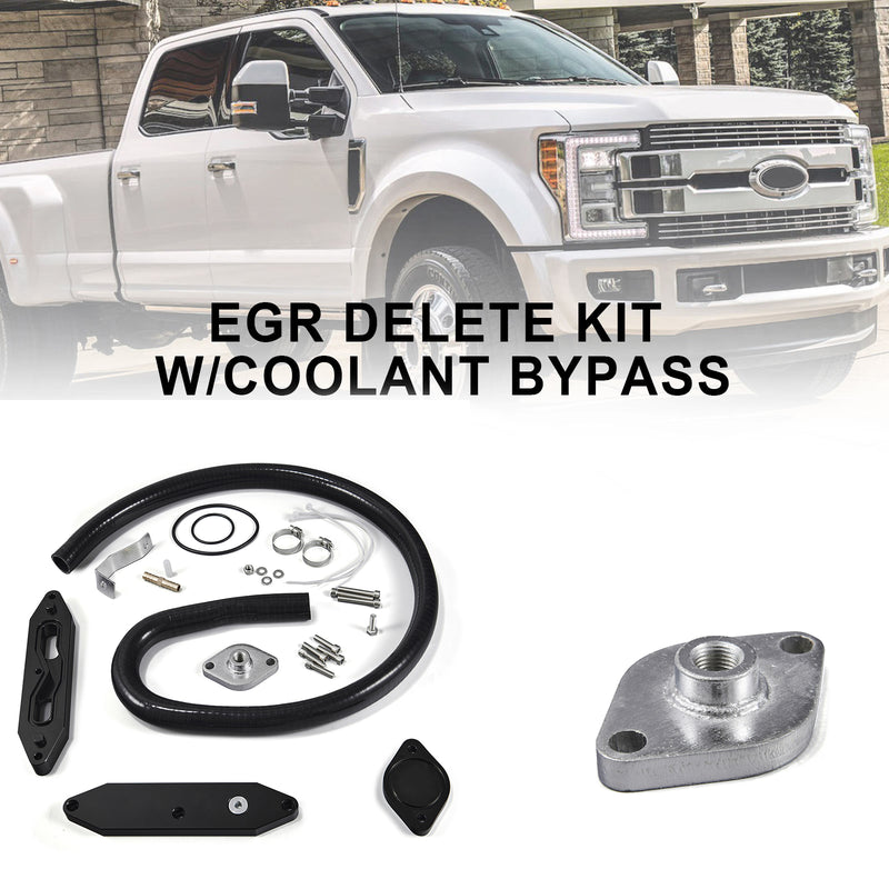 Load image into Gallery viewer, 2011-2019 Ford 6.7L Powerstroke Diesel EGR Delete Kit w/Coolant Bypass Generic
