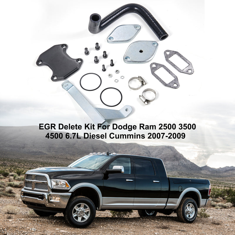 Load image into Gallery viewer, 2007-2009 Dodge Ram 2500 3500 4500 6.7L Diesel Cummins EGR Delete Kit Generic
