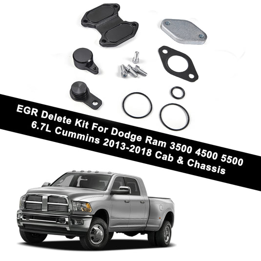 2013-2023 Dodge Ram 3500 4500 5500 6.7L Cummins Cab & Chassis EGR Delete Kit Generic