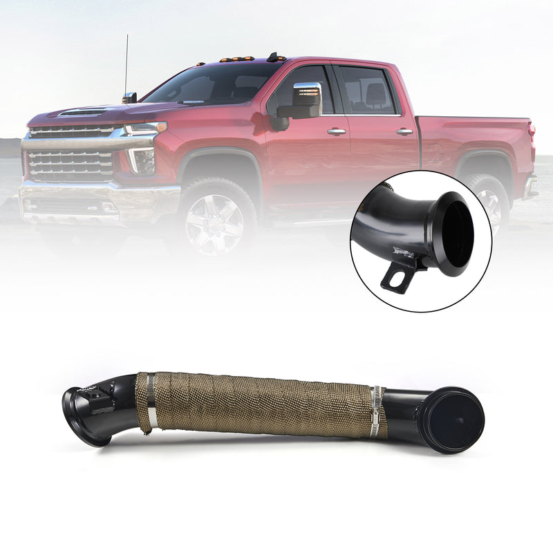 Load image into Gallery viewer, 2004.5-2009 Chevy Silverado/GMC Sierra 2500 3500 3&quot; Turbo Down Pipe GMCA424 GM8424 6.6L V8 DIESEL Generic
