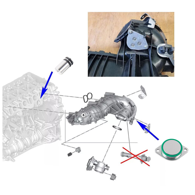 Load image into Gallery viewer, EGR Cooler Gasket Repair Replace kit for BMW N47 N47S 2.0 D E81 87 88 82 90 E84 Generic
