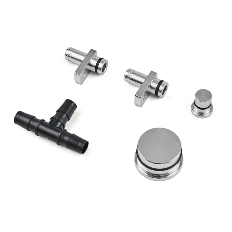 Load image into Gallery viewer, 2004.5-2010 GM Duramax Diesel 6.6L LLY LBZ LMM PCV Reroute &amp; Resonator Delete Kit
