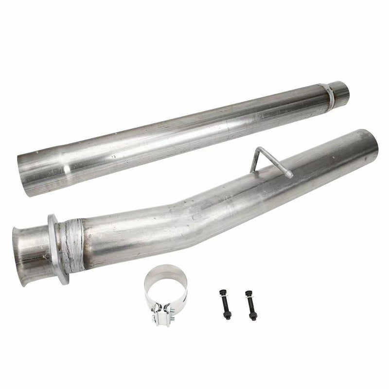 Load image into Gallery viewer, 2008-2010 Ford F250 F350 F450 6.4 Powerstroke Diesel 4&quot; Exhaust DPF &amp; Cat Delete Pipe Generic
