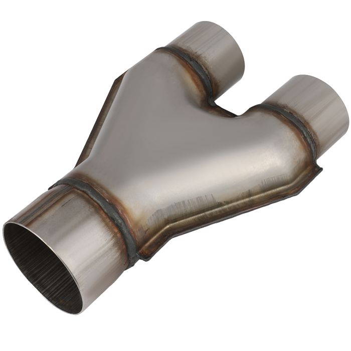 Load image into Gallery viewer, 3&quot; Single To 2.25&quot; Dual Y-Pipe Stainless Exhaust Adapter Connector Coupling 10&quot; Generic
