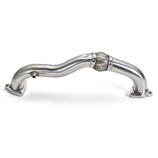 2008-2010 Ford 6.4 Powerstroke Diesel Exhaust Up-Pipe Heavy Duty Polished NO EGR Generic