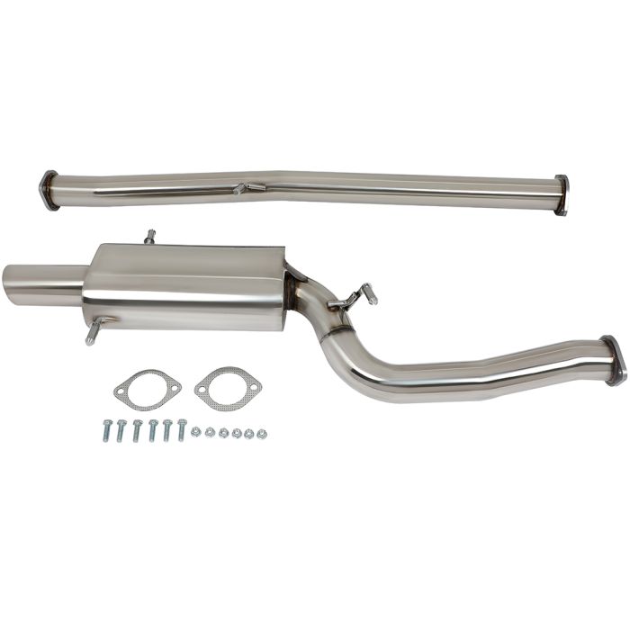 Load image into Gallery viewer, 2002-2007 Subaru Impreza 2.5L Oval 3.5&quot; Tip Catback Exhaust Muffler Pipe System Generic
