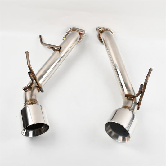 2008-2013 Infiniti G37 2dr Coupe Axle Back Muffler Exhaust Pipe Stainless Steel