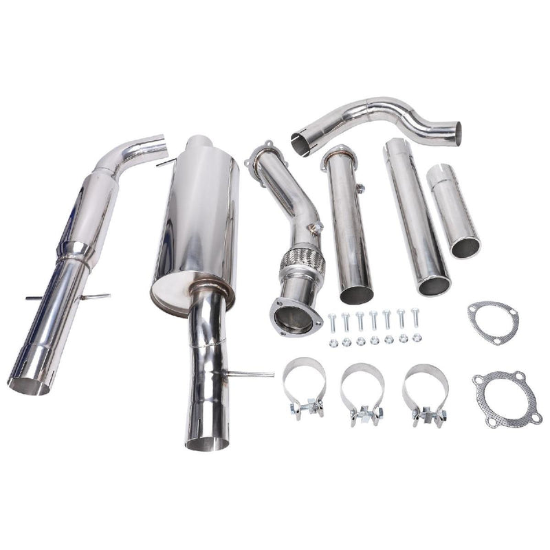 Load image into Gallery viewer, 1999-2005 Volkswagen Jetta A4 Typ 1J 8T/ 1.8L Turbocharged Engines 3" Catless Exhaust System + Downpipe

