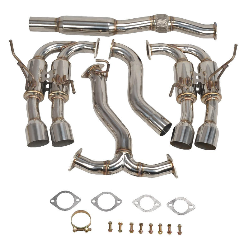 Load image into Gallery viewer, 2015-2021 Subaru WRX/STI Exhaust Header Cat Back Exhaust Tip R400 Quad Tips Exhaust
