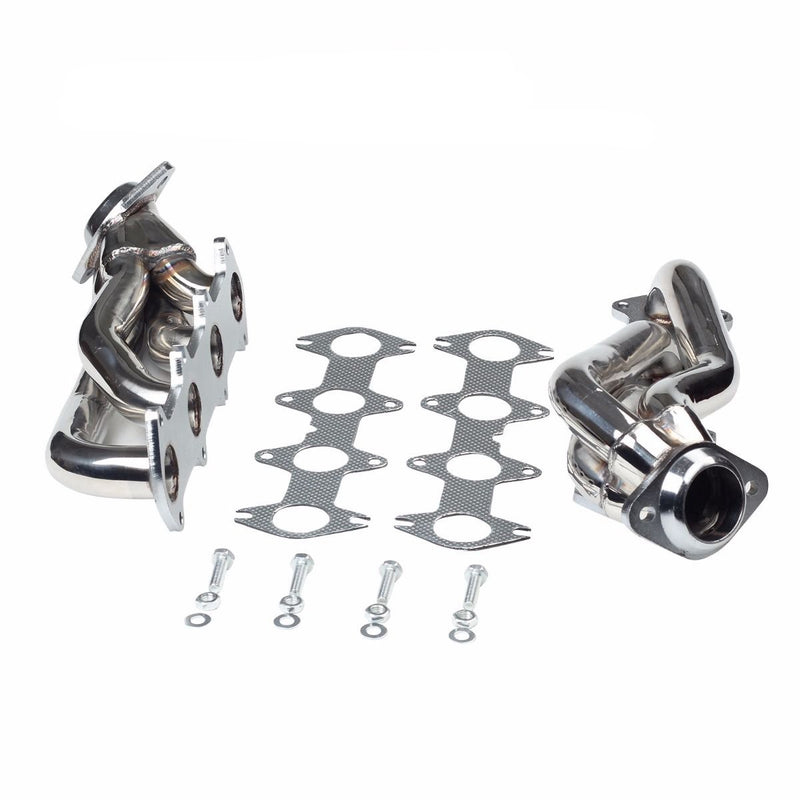 Load image into Gallery viewer, 04-10 Ford F150 5.4 V8 Stainless Exhaust Manifold Shorty Headers Performance Generic
