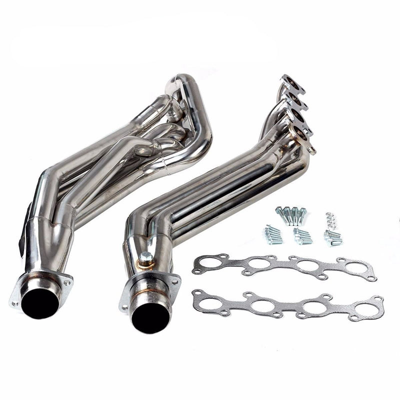 Load image into Gallery viewer, 2011-2016 Ford Mustang GT 5.0/302 V8 2PCS Exhaust Header Stainless Steel Generic
