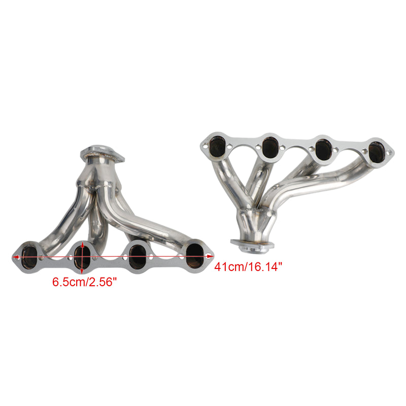 Load image into Gallery viewer, Ford 289-302-351 V8 SBC Small Block Hugger Stainless Hugger Exhaust Headers Generic
