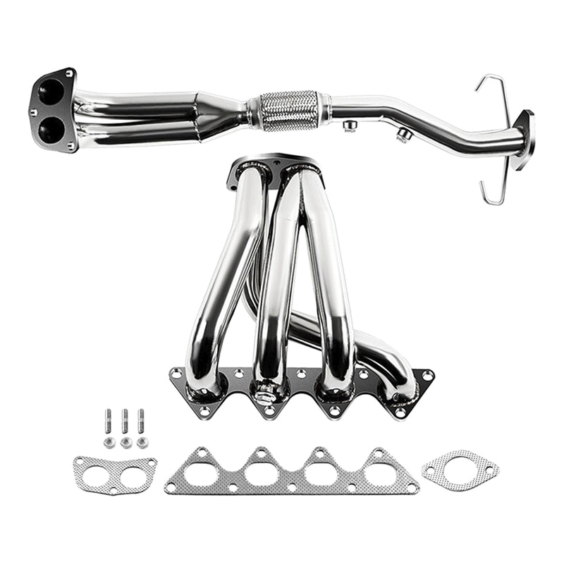 Load image into Gallery viewer, 2002-2007 Mitsubishi Lancer 2.0L Stainless Steel Racing Exhaust Header Manifold Generic
