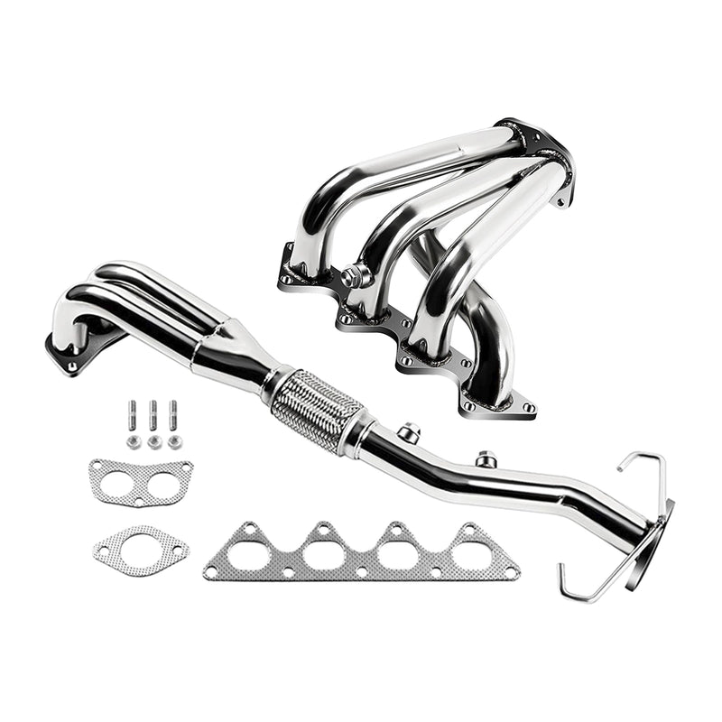 Load image into Gallery viewer, 2002-2007 Mitsubishi Lancer 2.0L Stainless Steel Racing Exhaust Header Manifold Generic
