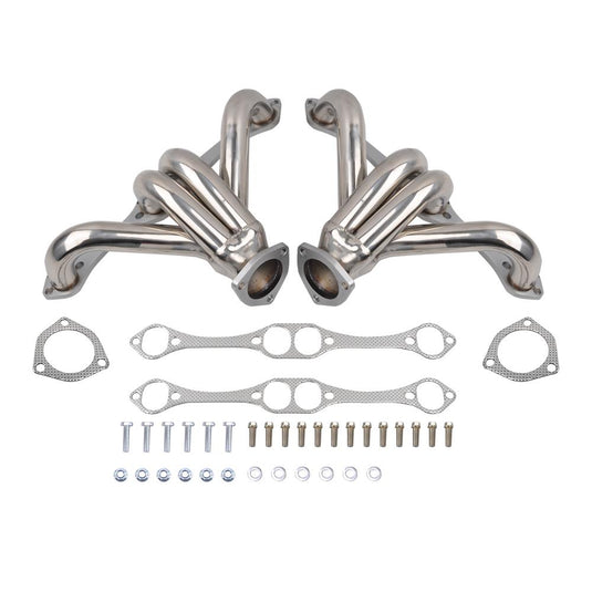Exhaust Header Manifold Fit Chevy Small Block SB V8 262 265 283 305 327 350 400