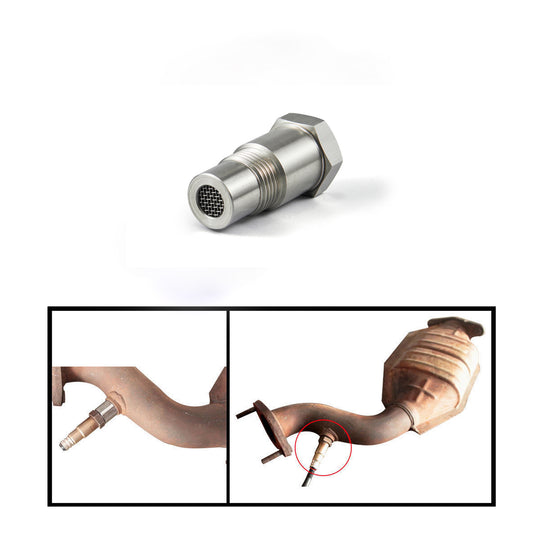 2PCS CEL Check Engine Light Oxygen Sensor Adapter M18 x 1.5 CEL On Fix ...