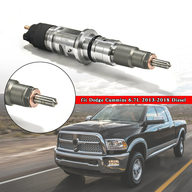 Load image into Gallery viewer, 2013-2018 Dodge Ram 2500 3500 Pickup 6.7L Diesel Common Rail Fuel Injector 0986435574 68210105AA 68210512AA R8210512AA Generic
