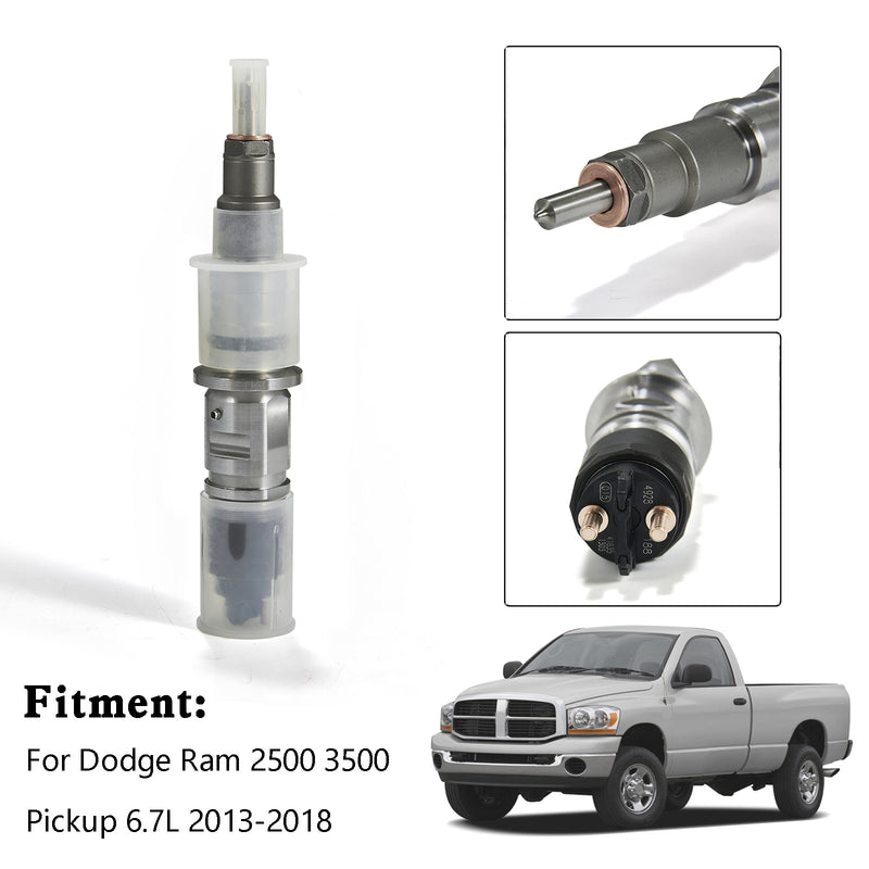 Load image into Gallery viewer, 2013-2018 Dodge Ram 2500 3500 Pickup 6.7L Diesel Common Rail Fuel Injector 0986435574 68210105AA 68210512AA R8210512AA Generic
