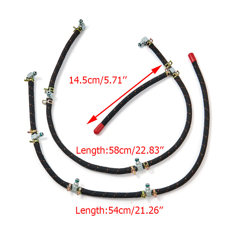 Load image into Gallery viewer, 2004.5-2010 LLY Duramax Diesel Pickup Truck Engines 6.6L Fuel Injector Return Line Kit 97328733 0928402097 0928400552
