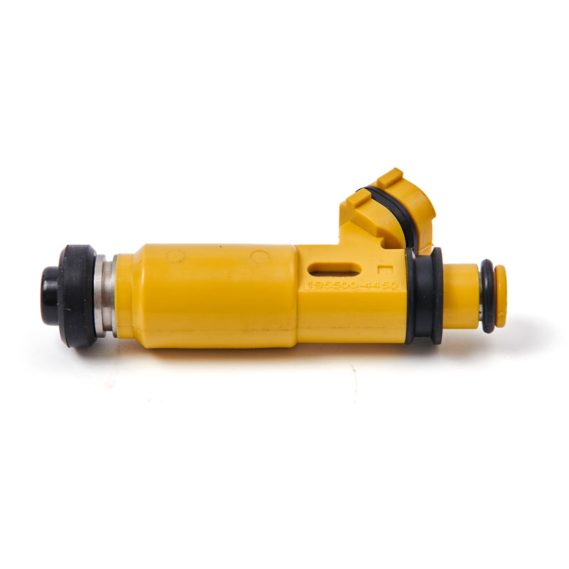 Load image into Gallery viewer, 2004-2008 Mazda RX-8 Miata 4PCS 440Cc 4-Hole Yellow Denso Fuel Injectors 195500-4450 for Mazda with Top Feed Fuel Injectors
