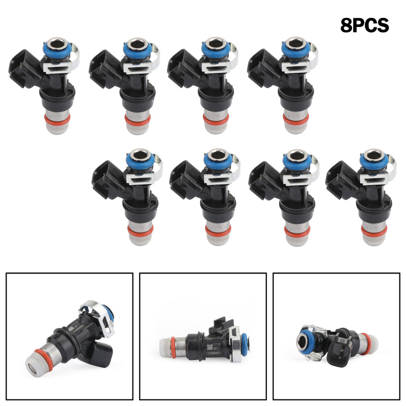 Load image into Gallery viewer, 8PCS Fuel Injectors FJ887  12580681 for 2004-2010 Chevy GMC 4.8 5.3 6.0 6.2 FIGM004X8 217-1621 58100N6818 832-11203
