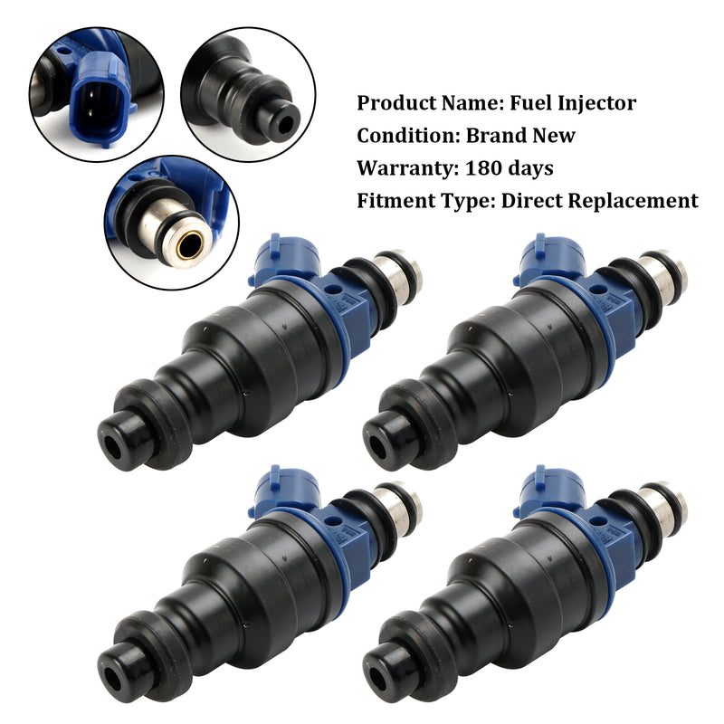Load image into Gallery viewer, 1992-1997 Toyota Carina E AT190 4AFE AT191 7AFE 4PCS Fuel Injector 23250-02030 23209-02030

