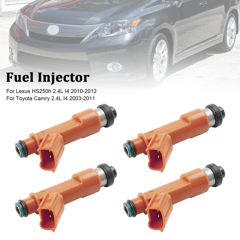 Load image into Gallery viewer, 2003-2011 Toyota Camry 2.4L I4 4PCS Fuel Injectors 23209-0H050 23209-28060 297-0018
