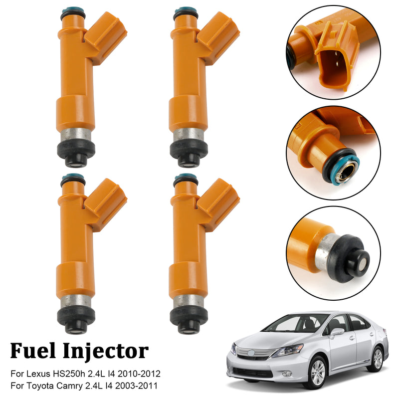 Load image into Gallery viewer, 2003-2011 Toyota Camry 2.4L I4 4PCS Fuel Injectors 23209-0H050 23209-28060 297-0018

