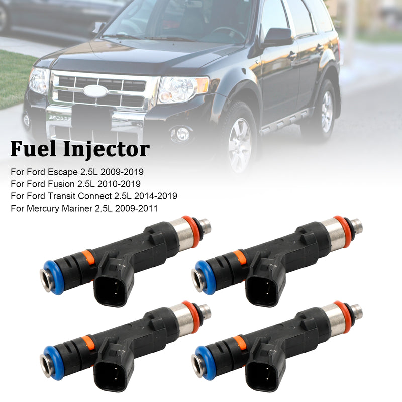 Load image into Gallery viewer, 2009-2011 Mercury Mariner 2.5L 4PCS Fuel Injectors 0280158162 9E5Z9F593A 822-11210
