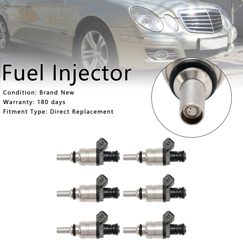 Load image into Gallery viewer, 1998-2000 BMW 323i 323Ci 2.5L 6PCS Fuel Injector 1427240 7546244 13537546244
