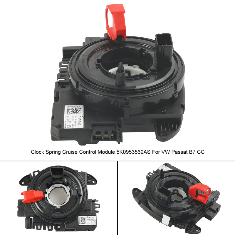 Load image into Gallery viewer, 2009-2012 VW Passat CC Clock Spring Cruise Control Module 5K0953569AS 5K0953569T
