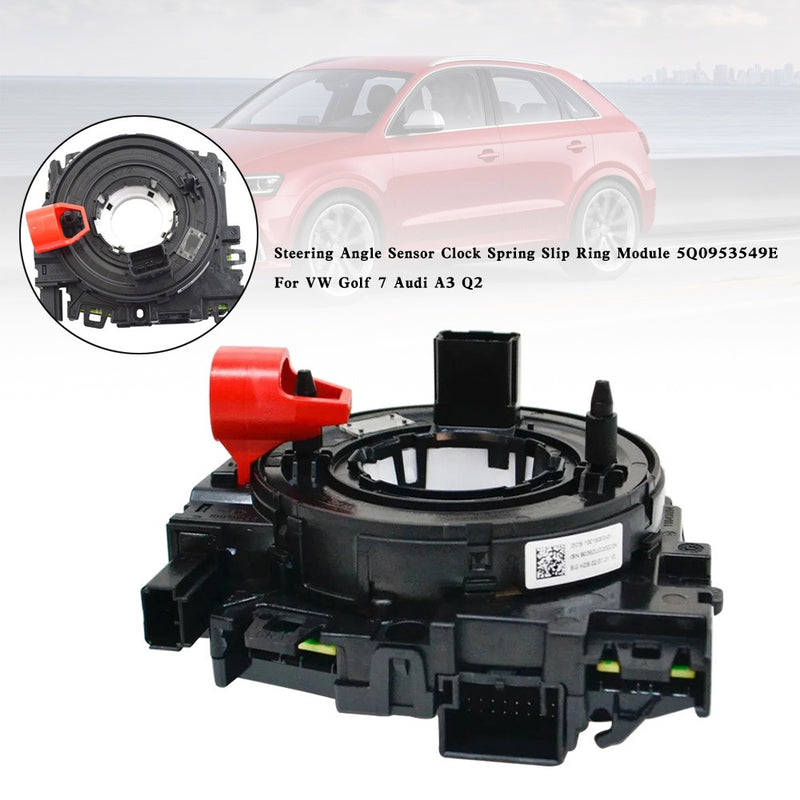 Load image into Gallery viewer, 2013-2021 Audi A3 S3 RS3 Q2 Steering Angle Sensor Clock Spring Module 5Q0953549E

