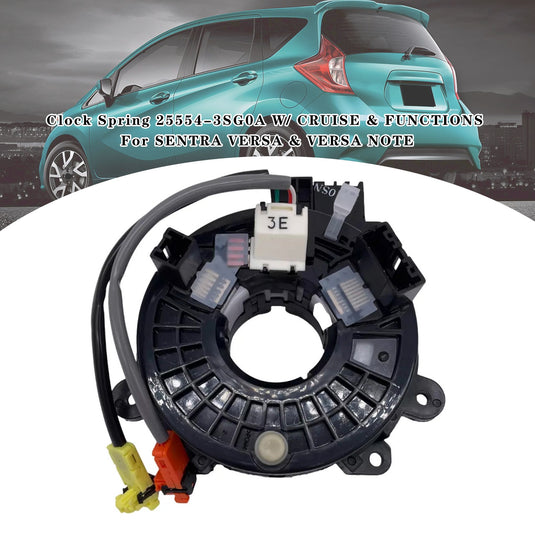 2014-2019 Nissan Versa Note Clock Spring Spiral Cable Cruise Control 25554-3SG0A