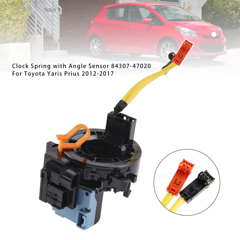 Load image into Gallery viewer, 2012-2017 Toyota Prius Yaris Clock Spring Spiral Cable with Steering Angle Sensor 84307-47020
