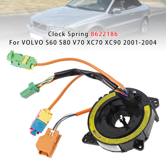 2000-2004 Volvo XC90 S60 S80 V70 XC70 C70 Clock Spring Spiral Cable 8622186 CSP6778