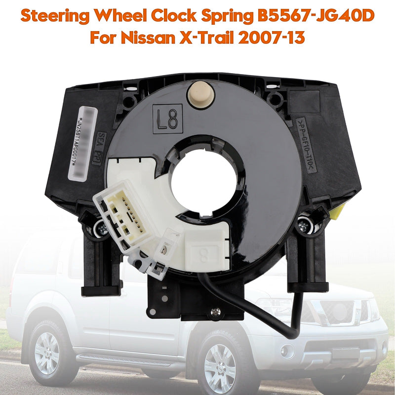 Load image into Gallery viewer, 2007-2014 Nissan X-Trail Pathfinder Tiida NP300 Clock Spring Spiral Cable B5567-JG40D
