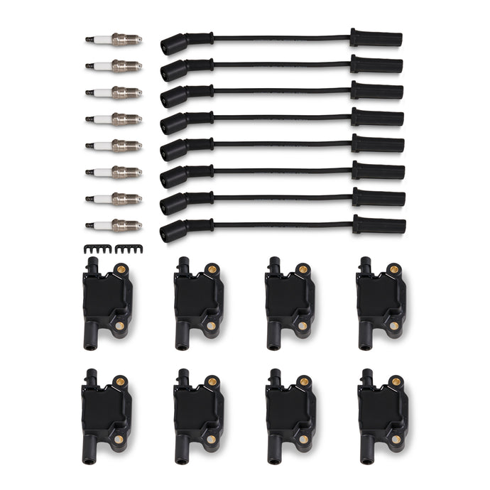 2005-2007 Chevrolet Corvette 6.0L V8 8PCS Square Ignition Coil+Spark Plug+Wires 12611424 8125706160 D510C UF413 12192195