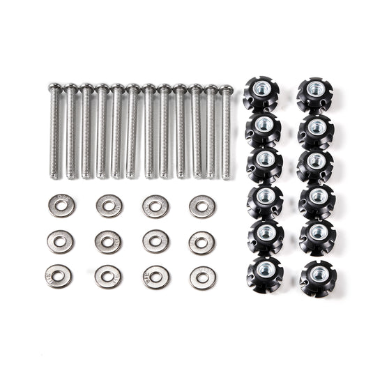 6/8/10/12Pcs Repair Kit Star Nuts 1/4-20 Screws For 1" OD tube Threadless Forks Generic