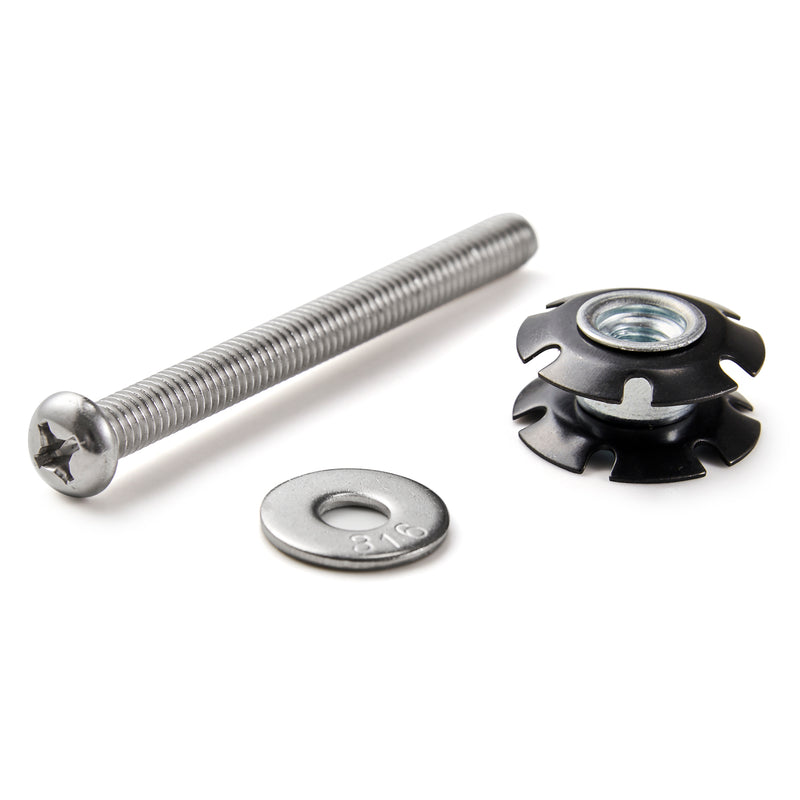 Load image into Gallery viewer, 6/8/10/12Pcs Repair Kit Star Nuts 1/4-20 Screws For 1&quot; OD tube Threadless Forks Generic
